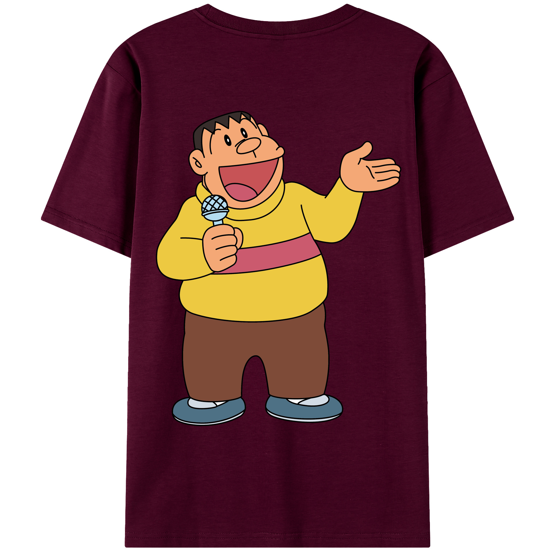 （画像用） ドラえもん 剛田武 Doraemon Gouta Takeshi レディース半袖Tシャツ(バックプリント)